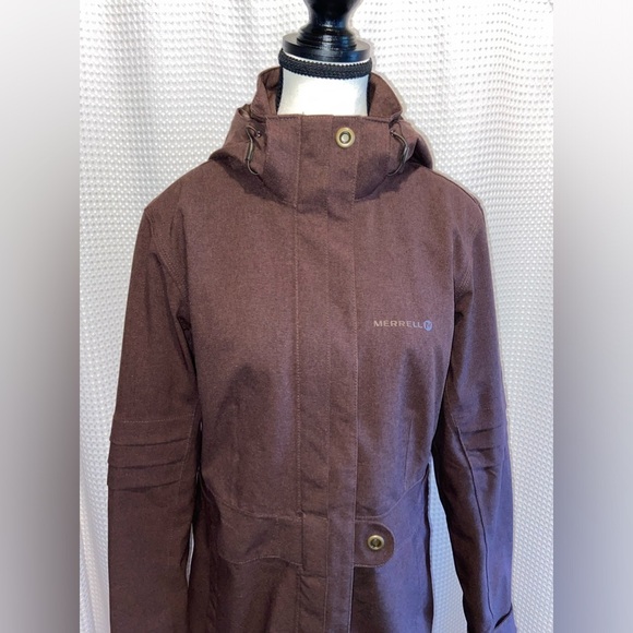 Women’s MERRELL Wakefield waterproof insulated rain Jacket size medium - Picture 4 of 16